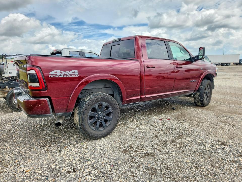 2021 Ram 2500 VIN 3C6UR5FL0MG658237 COPART salvage auction — FRONT END, Tx - Salvage Vehicle Title, sold $16,100 on 2026-07-09 (photo 3)