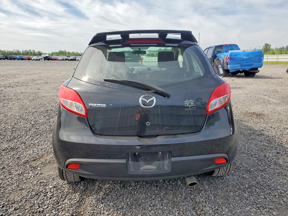 2011 Mazda 2 VIN JM1DE1HY1B0104289 COPART salvage auction — REAR END, On - Permit No Brand - Unfit, sold $525 on 2026-07-09 (photo 6)
