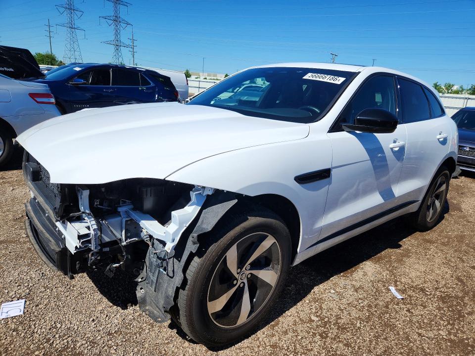 2024 Jaguar F-pace VIN SADCT2EX3RA736321 COPART salvage auction — FRONT END, Il - Salvage Certificate, sold $13,500 on 2026-07-14 (photo 1)