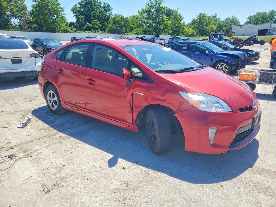 2015 Toyota Prius VIN JTDKN3DU5F0468629 COPART salvage auction — FRONT END, Id - Salvage Certificate Of Title, sold $6,400 on 2026-07-31 (photo 4)