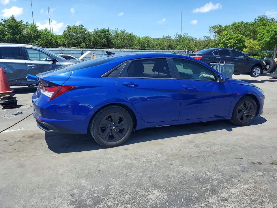 2021 Hyundai Elantra VIN 5NPLS4AG2MH012699 COPART salvage auction — FRONT END, Fl - Cert Of Title Slvg Rebuildable, sold $4,450 on 2026-07-27 (photo 3)