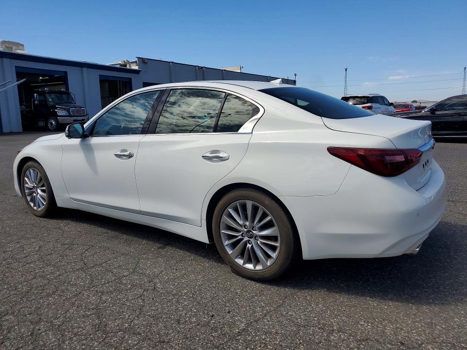 2021 Infiniti VIN JN1EV7BPXMM706162 COPART salvage auction — FRAME DAMAGE, Ca - Certificate Of Title, sold $8,500 on 2026-07-31 (photo 2)