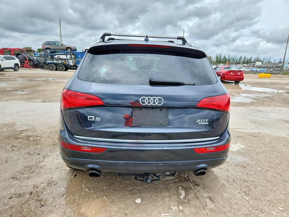 2015 Audi Q5 VIN WA1LFAFP3FA096371 COPART salvage auction — FRONT END, Fl - Certificate Of Title, sold $2,100 on 2026-07-09 (photo 6)