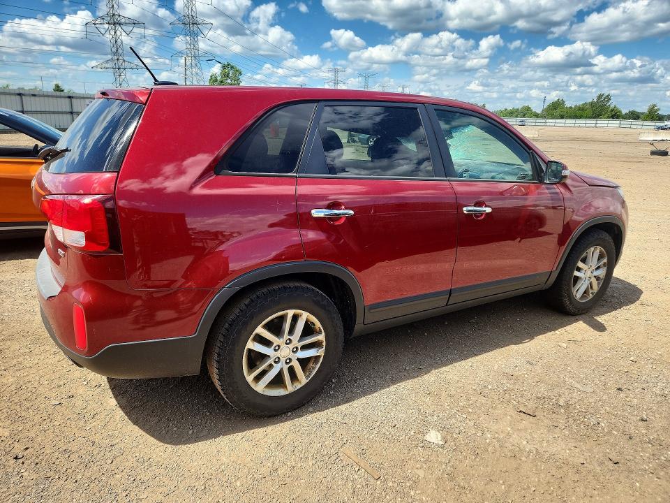 2015 Kia VIN 5XYKT3A64FG578450 COPART salvage auction — ROOF, Il - Salvage Certificate, sold $250 on 2026-07-21 (photo 3)