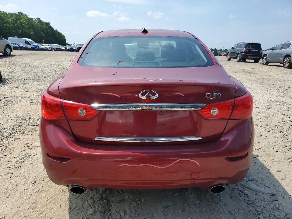 2016 Infiniti Q50 VIN JN1CV7AP2GM203092 COPART salvage auction — SIDE, GA - CERT OF TITLE-SALVAGE, sold $2,850 on 2026-07-31 (photo 6)
