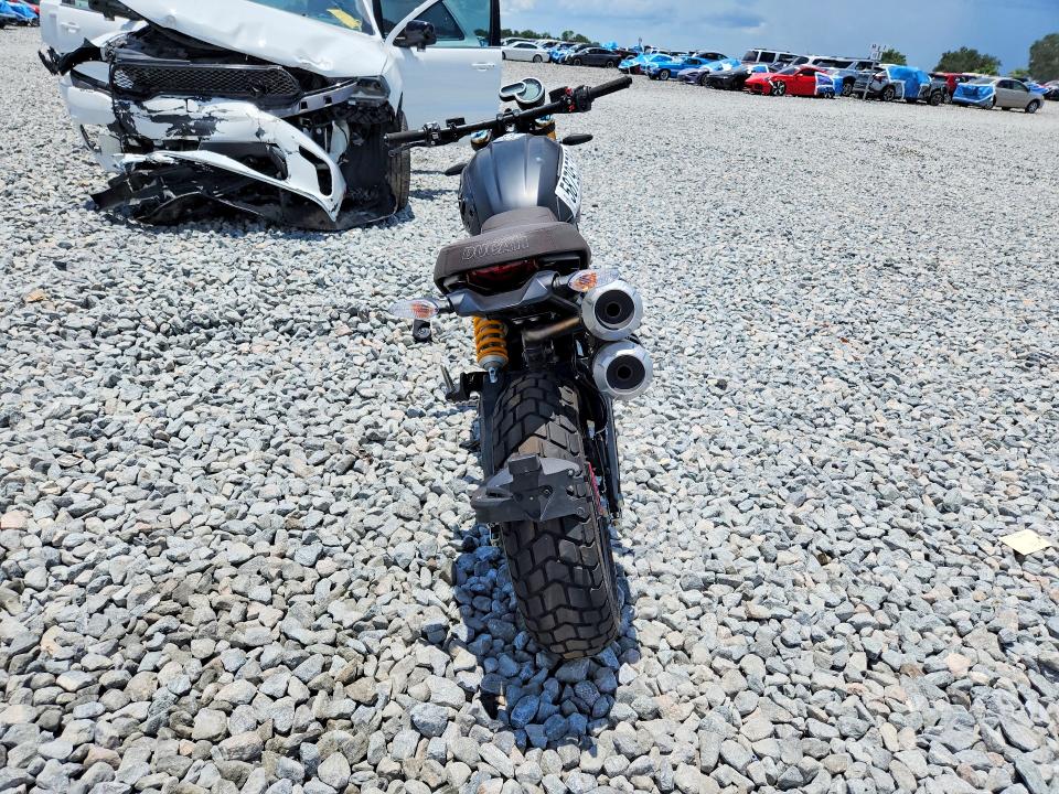 2025 Ducati Scrambler VIN ZDMKAFCP3SB004217 COPART salvage auction — FRONT END, Fl - Certificate Of Destruction, sold $4,100 on 2026-07-09 (photo 4)