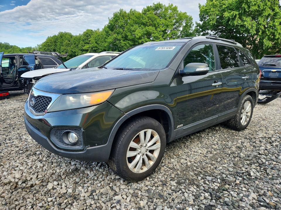 2011 Kia Sorento VIN 5XYKUCA17BG141733 COPART salvage auction — MECHANICAL, MA - CERTIFICATE OF TITLE, sold $1,400 on 2026-07-06 (photo 1)