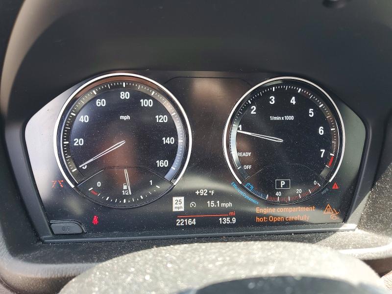 2021 BMW X1 VIN WBXJG9C0XM5T01970 COPART salvage auction — REAR END, Oh - Cert Of Title-Salvage, sold $9,200 on 2026-07-17 (photo 9)