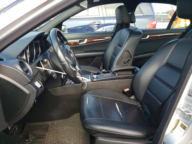 2012 Mercedes-benz C class VIN WDDGF8BB8CR234774 COPART salvage auction — REAR END, Ct - Cert Of Title-Salvage, sold $1,050 on 2026-07-02 (photo 7)