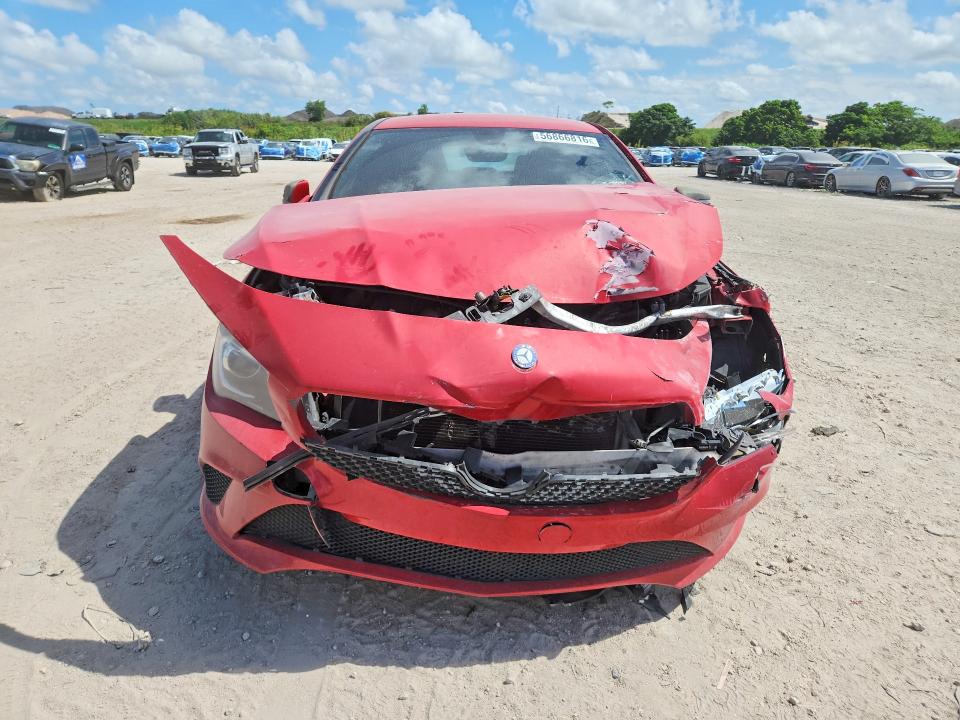 2014 Mercedes-benz Cla-klasse VIN WDDSJ4EB9EN156996 COPART salvage auction — FRONT END, FL - CERT OF TITLE SLVG REBUILDABLE, sold $700 on 2026-07-02 (photo 5)