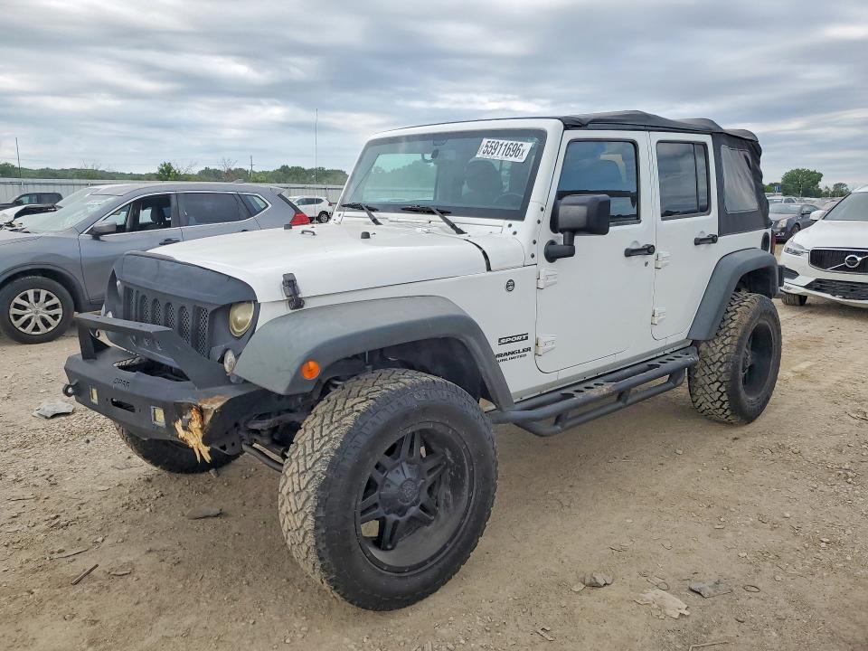 2016 Jeep VIN 1C4BJWDG6GL183557 COPART salvage auction — FRONT END, Mo - Salvage Certificate Of Title, sold $5,600 on 2026-07-09 (photo 1)