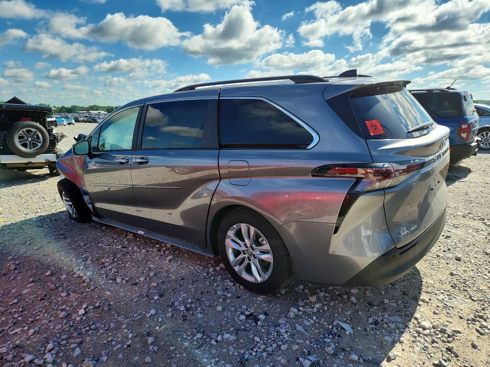 2026 Toyota Sienna VIN 5TDYSKFC1TS254859 COPART salvage auction — FRONT END, Ny - Mv-907A Salvage Certificate, sold $15,300 on 2026-07-30 (photo 2)
