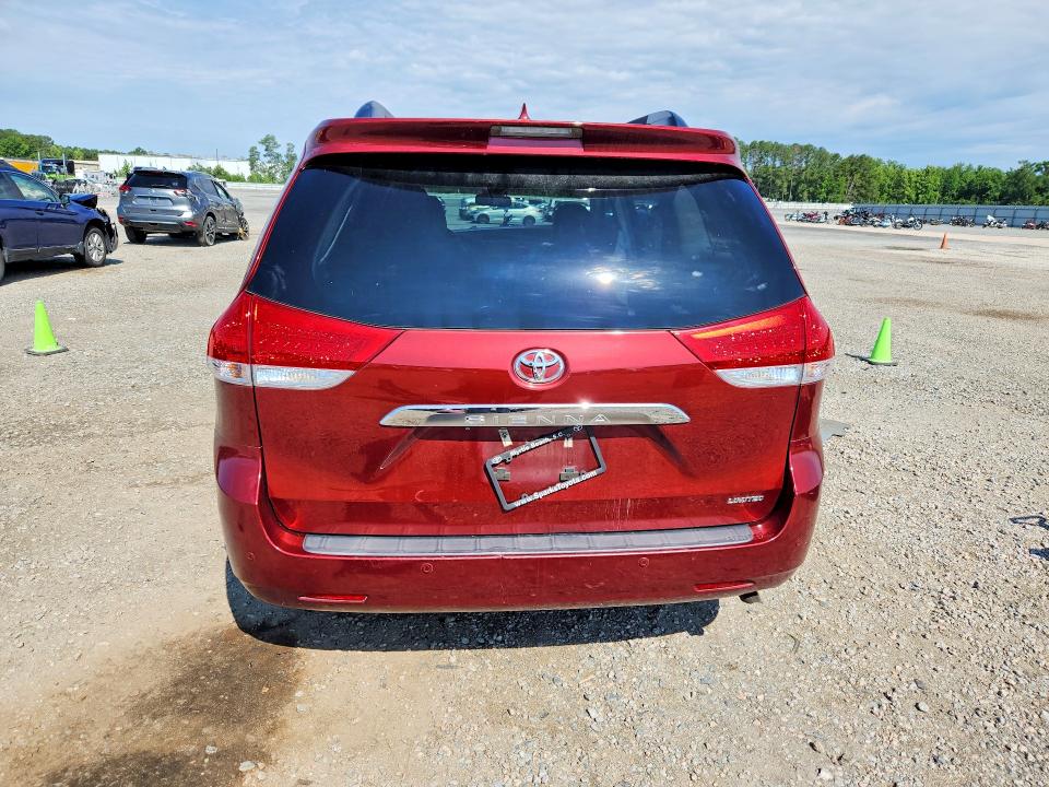 2014 Toyota Sienna VIN 5TDYK3DC1ES440848 COPART salvage auction — FRONT END, Nc - Salvage Certificate Of Title, sold $3,350 on 2026-07-13 (photo 6)