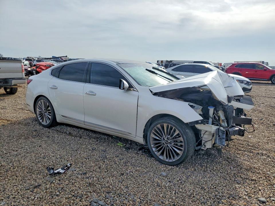 2018 Kia Cadenza VIN KNALC4J14J5101630 COPART salvage auction — FRONT END, Tx - Salvage Vehicle Title, sold $925 on 2026-07-07 (photo 4)