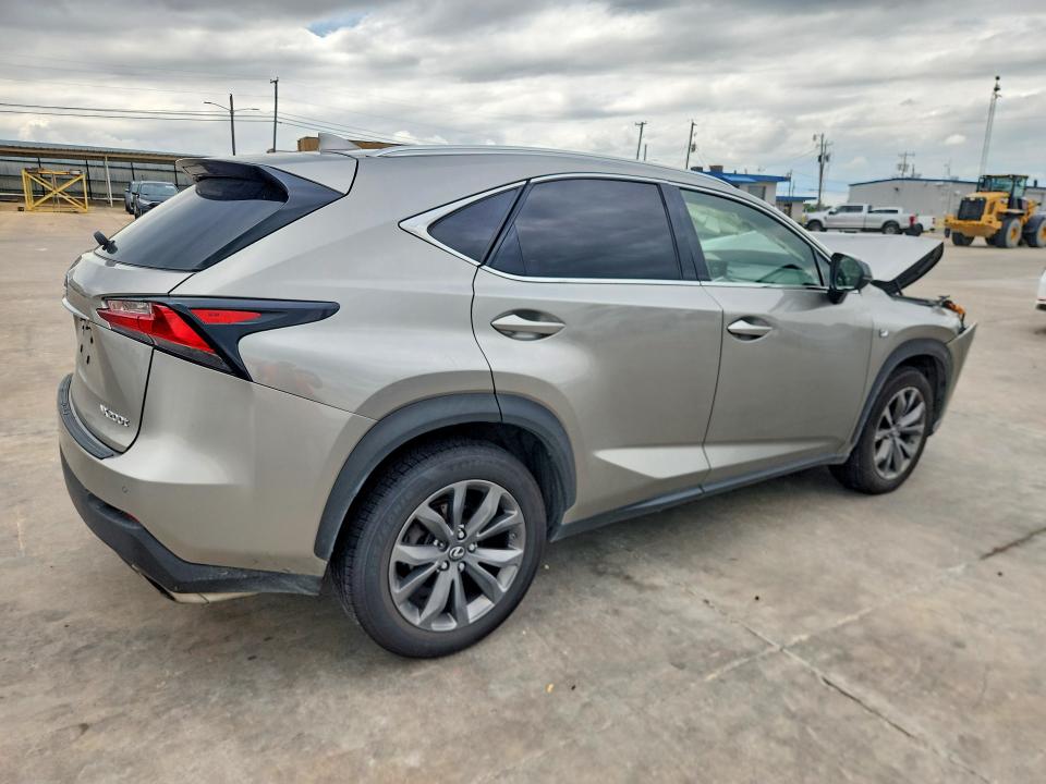 2016 Lexus Nx VIN JTJYARBZ1G2042916 COPART salvage auction — FRONT END, Tx - Salvage Vehicle Title, sold $4,000 on 2026-07-16 (photo 3)