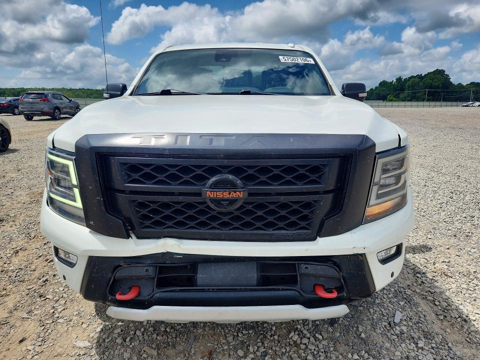 2020 Nissan TITAN VIN 1N6AA1ED4LN511508 COPART salvage auction — FRONT END, Ar - Cert Of Title-Salvage, sold $7,300 on 2026-07-27 (photo 5)