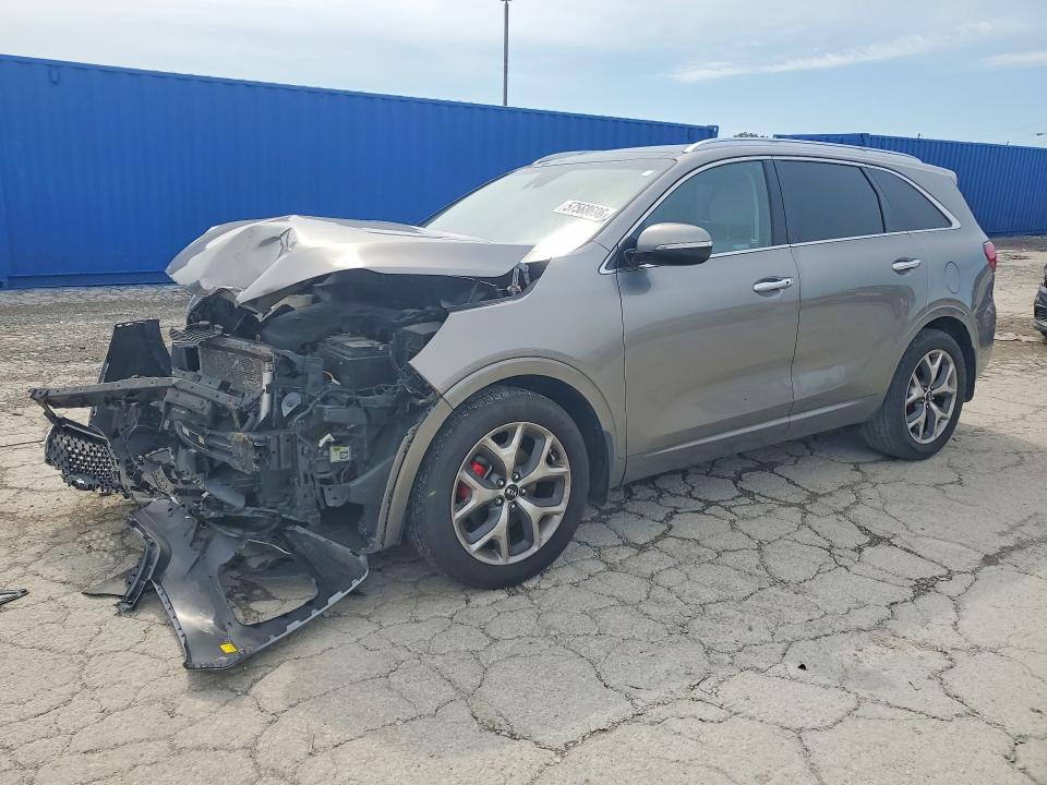 2019 Kia Sorento VIN 5XYPK4A52KG463409 COPART salvage auction — FRONT END, IN - CERT OF TITLE-SALVAGE TITLE, sold $3,000 on 2026-07-31 (photo 1)