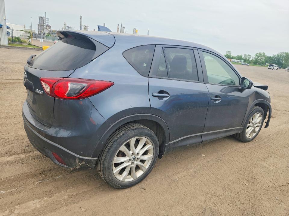 2013 Mazda Cx-5 VIN JM3KE4DEXD0134423 COPART salvage auction — FRONT END, Qc - Gravement Accidente, sold $3,350 on 2026-07-14 (photo 3)