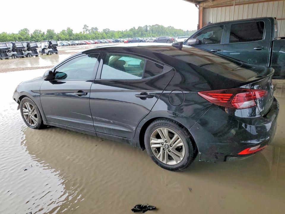 2019 Hyundai Elantra VIN KMHD84LFGKU808068 COPART salvage auction — WATER/FLOOD, Tx - Salvage Title-Flood Damage, sold $975 on 2026-07-17 (photo 2)