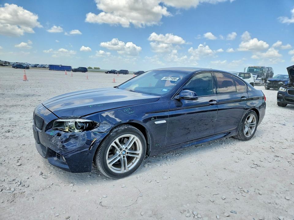 2014 BMW 5er VIN WBA5A5C58ED508673 COPART salvage auction — FRONT END, TX - SALVAGE VEHICLE TITLE (P), sold $1,350 on 2026-07-16 (photo 1)
