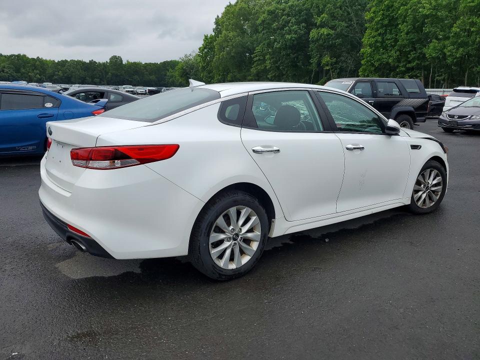 2017 Kia Optima VIN 5XXGT4L39HG147687 COPART salvage auction — FRONT END, Nj - Cert Of Title-Salvage, sold $775 on 2026-07-30 (photo 3)