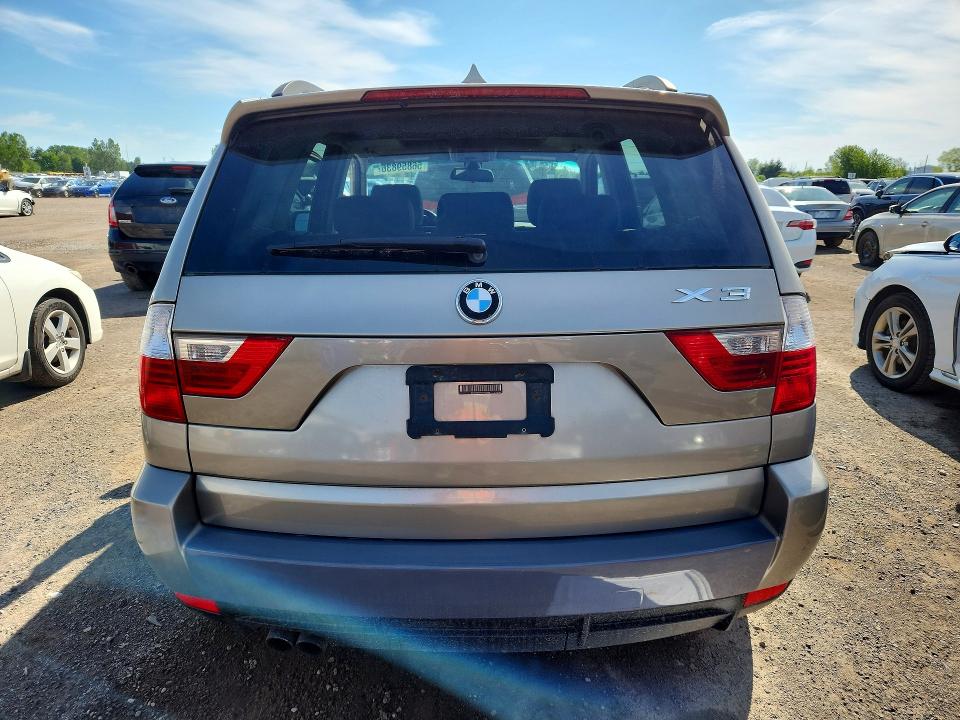 2007 BMW X3 VIN WBXPC93477WF00968 COPART salvage auction — SIDE, On - Permit No Brand - Unfit, sold $650 on 2026-07-07 (photo 6)