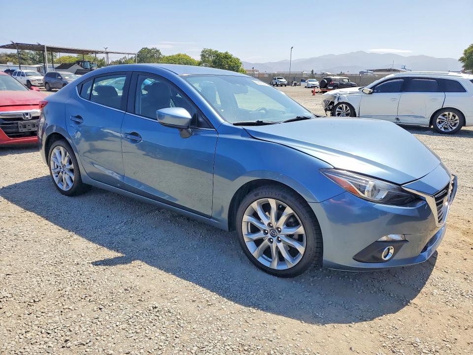 2014 Mazda 3 VIN JM1BM1W3XE1209025 COPART salvage auction — FRONT END, Ca - Salvage Certificate, sold $1,350 on 2026-07-24 (photo 4)