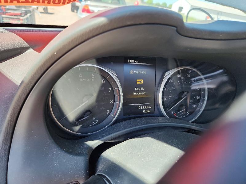 2018 Infiniti Q50 VIN JN1EV7AR6JM437317 COPART salvage auction — MECHANICAL, Oh - Certificate Of Title, sold $650 on 2026-07-12 (photo 9)