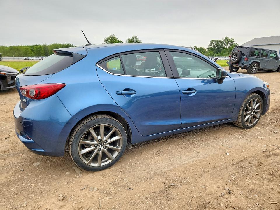 2018 Mazda 3 VIN 3MZBN1L35JM254840 COPART salvage auction — HAIL, OH - CERT OF TITLE-SALVAGE, sold $7,200 on 2026-07-09 (photo 3)