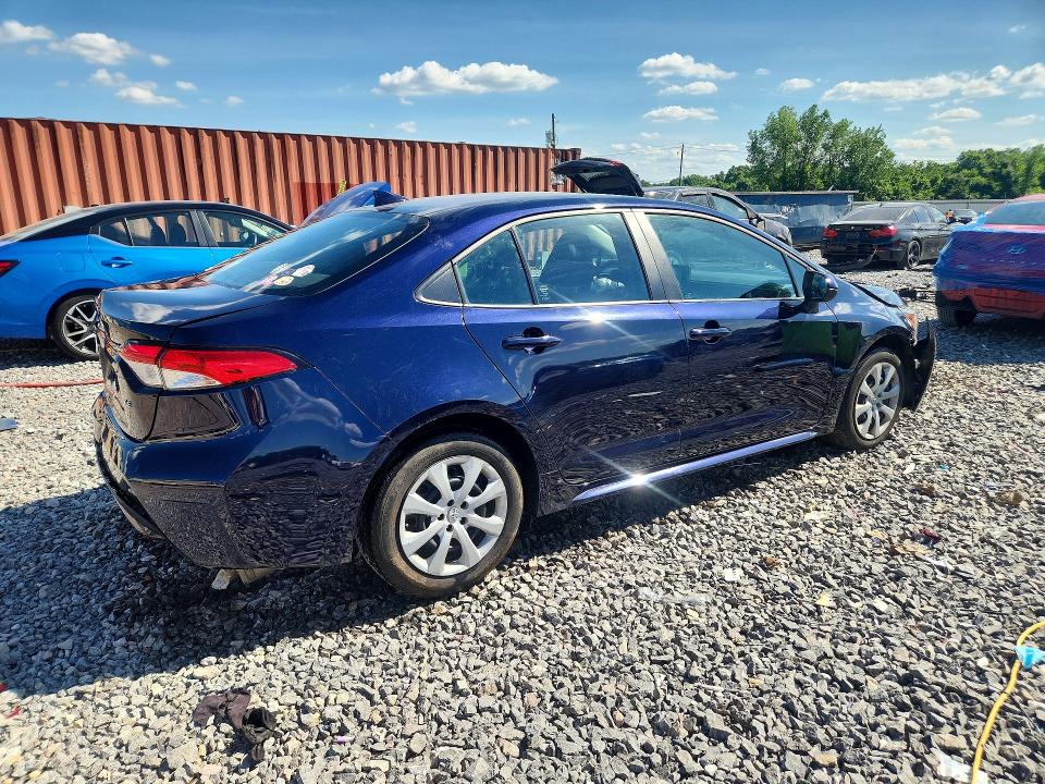 2022 Toyota Corolla VIN 5YFEPMAEXNP345536 COPART salvage auction — FRONT END, GA - CERT OF TITLE-SALVAGE, sold $1,050 on 2026-07-28 (photo 3)