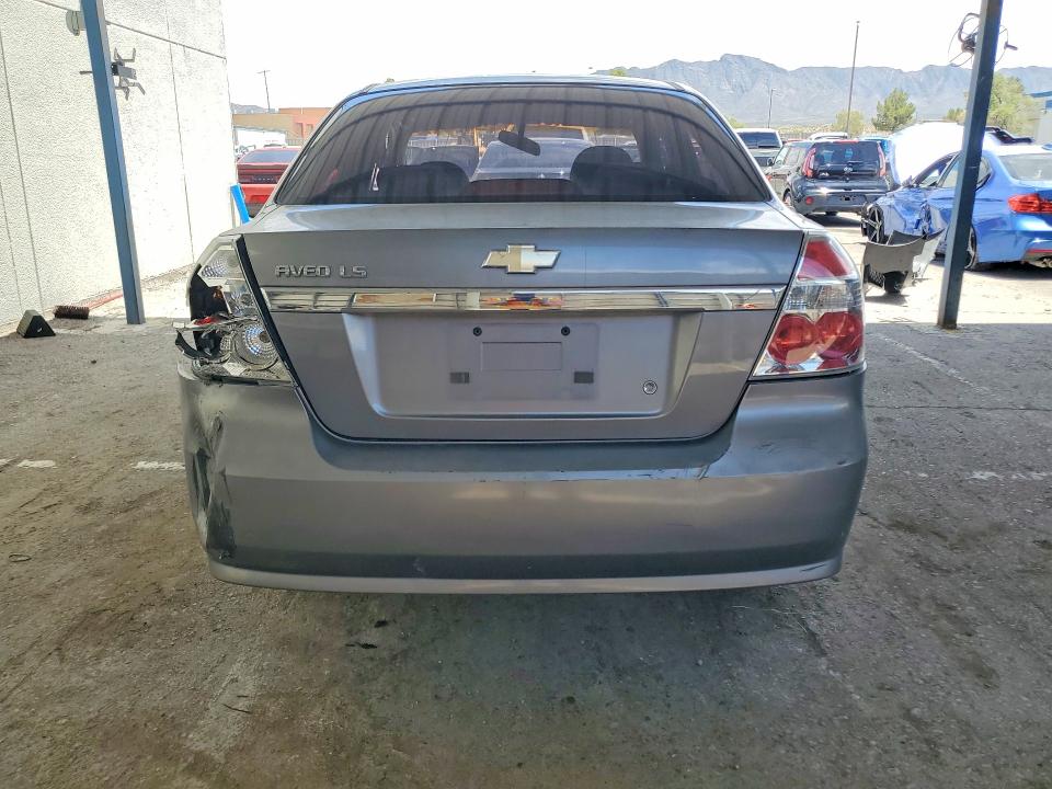 2007 Chevrolet Aveo VIN KL1TD56617B104447 COPART salvage auction — SIDE, Tx - Salvage Vehicle Title, sold $350 on 2026-07-24 (photo 6)