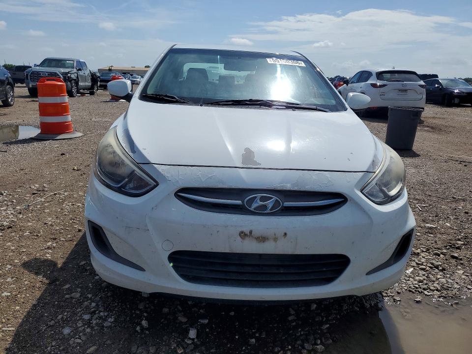 2017 Hyundai Accent VIN KMHCT4AE0HU352727 COPART salvage auction — WATER/FLOOD, Tx - Salvage Title-Flood Damage, sold $675 on 2026-07-09 (photo 5)