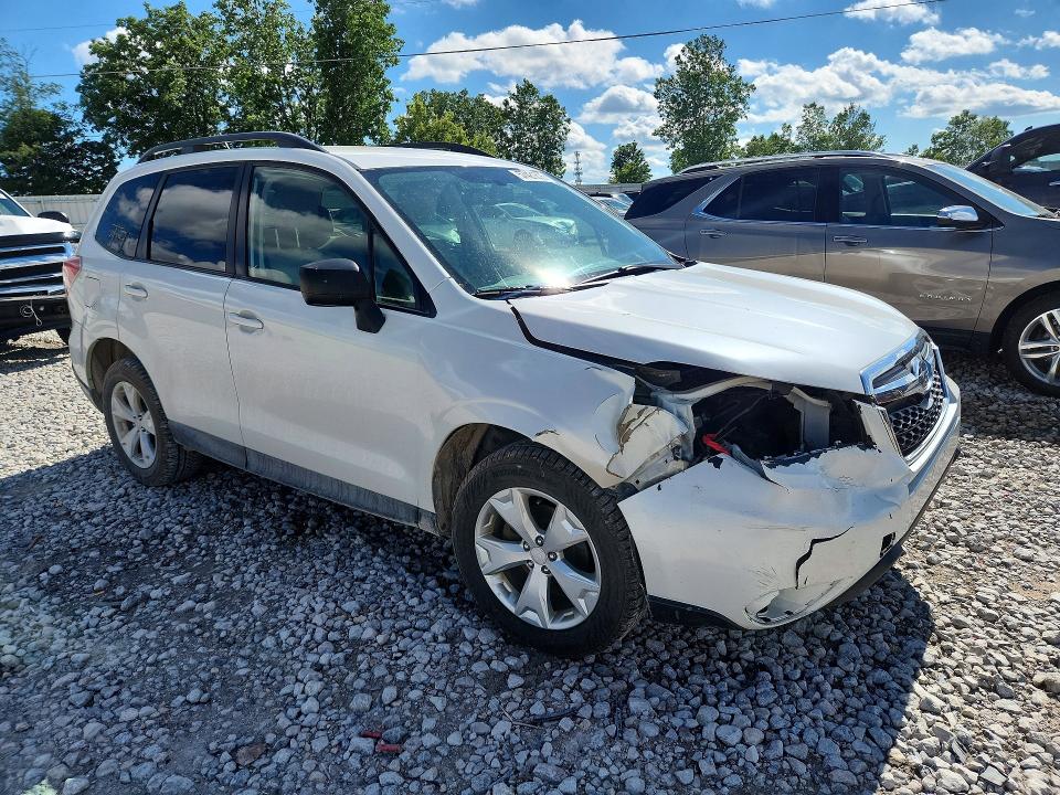 2015 Subaru Forester VIN JF2SJABC7FH593919 COPART salvage auction — FRONT END, Mi - Certificate Of Title, sold $200 on 2026-07-23 (photo 4)