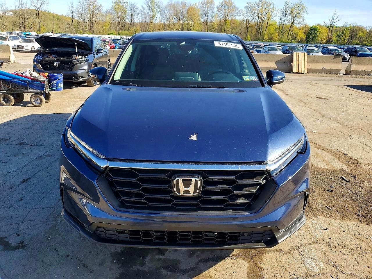 2025 Honda CR-V VIN 5J6RS4H7XSL014865 COPART salvage auction — Front End, PA - CERTIFICATE OF SALVAGE, sold $16,400 on 2026-06-30 (photo 5)