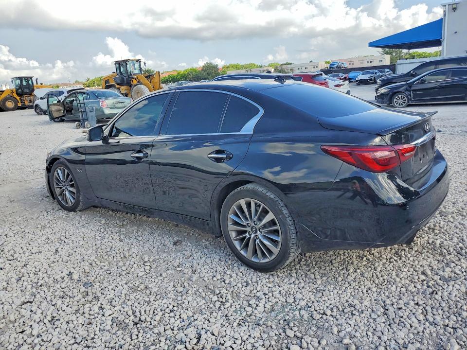 2018 Infiniti Q50 VIN JN1EV7APXJM366413 COPART salvage auction — FRONT END, Fl - Cert Of Ttl-Rebuilt&Slvg Rbld, sold $1,600 on 2026-07-17 (photo 2)