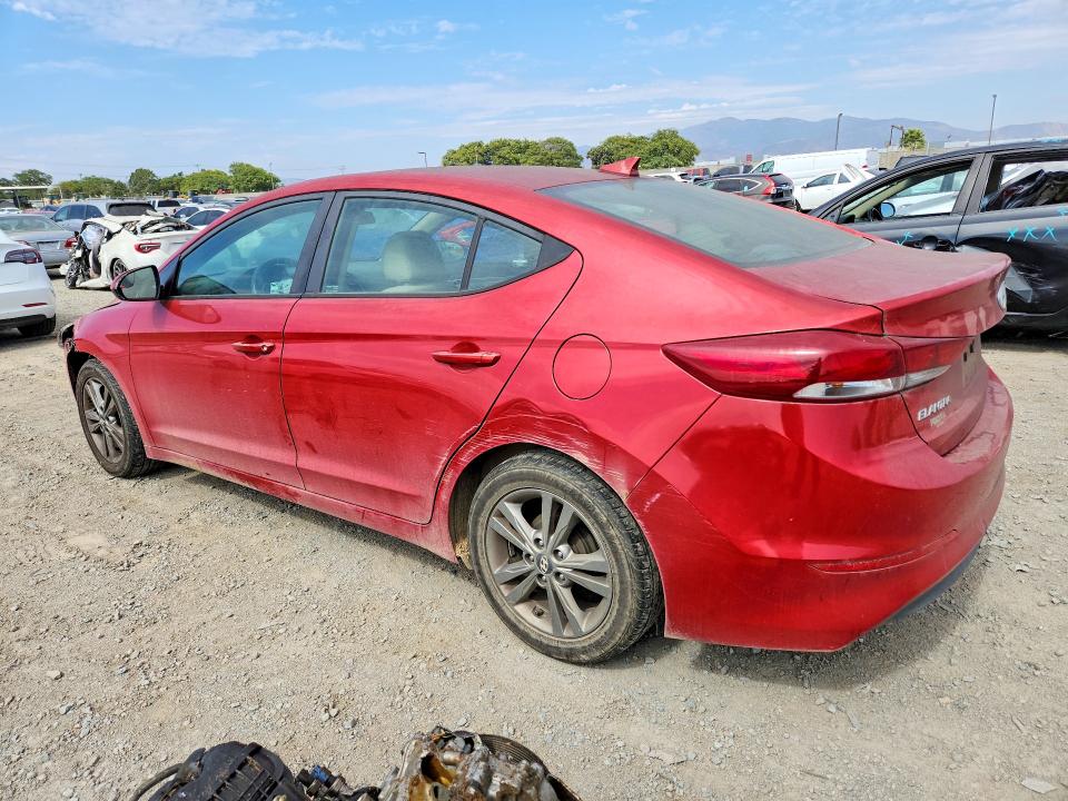 2017 Hyundai Elantra VIN 5NPD84LFXHH016223 COPART salvage auction — FRONT END, Ca - Salvage Certificate, sold $2,850 on 2026-07-02 (photo 2)