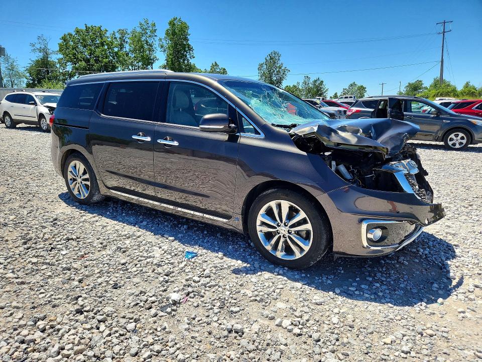 2018 Kia SEDONA VIN KNDME5C1XJ6350092 COPART salvage auction — FRONT END, Mi - Certificate Of Title, sold $1,950 on 2026-07-23 (photo 4)