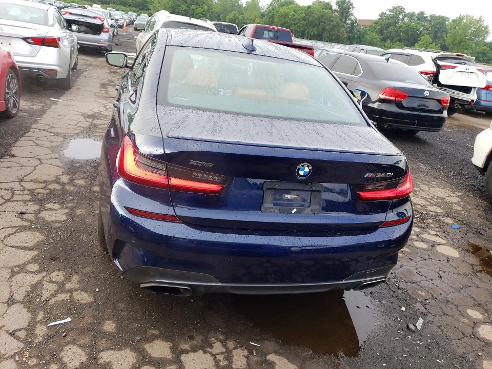 2020 BMW M340i VIN WBA5U9C03LFH42288 COPART salvage auction — MINOR DENT/SCRATCHES, CT - CERT OF TITLE-REBUILT SALVAGE, sold $11,200 on 2026-07-24 (photo 6)
