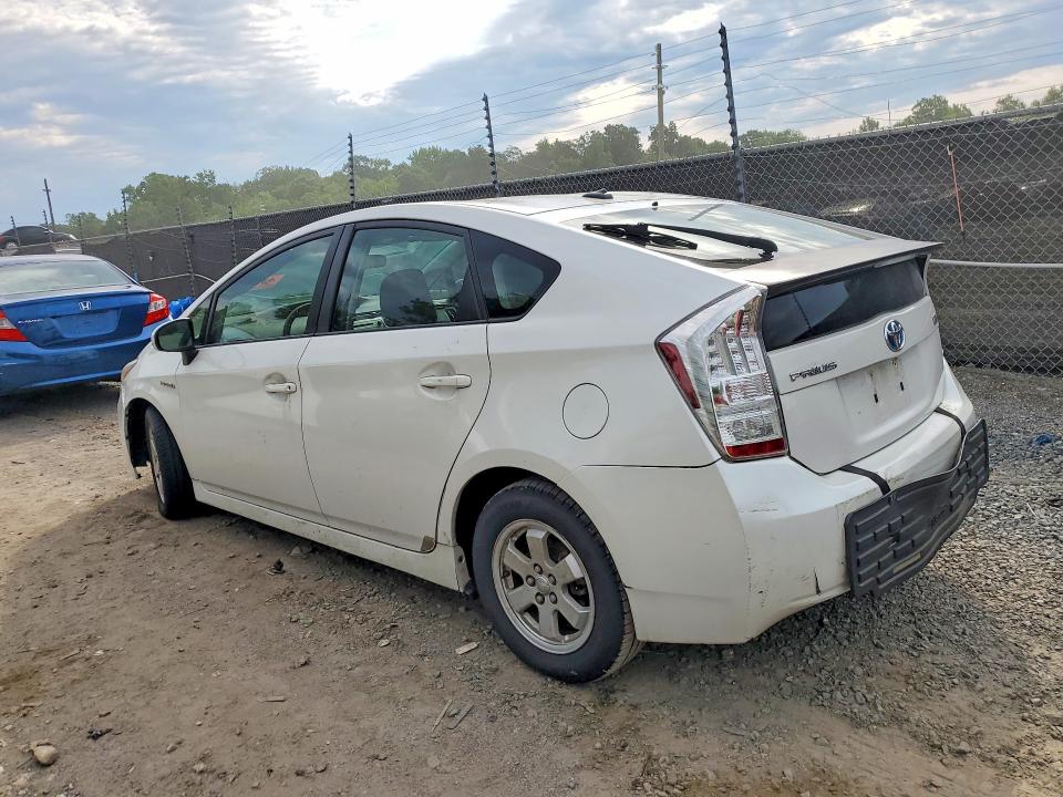2011 Toyota Prius VIN JTDKN3DU9B0296485 COPART salvage auction — FRONT END, Va - Certificate Of Title, sold $1,900 on 2026-07-09 (photo 2)