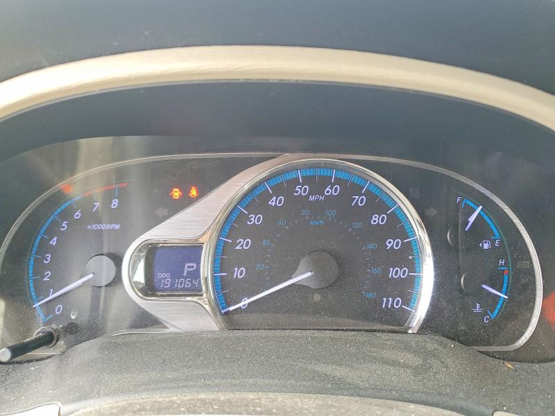 2011 Toyota Sienna VIN 5TDDK3DC6BS028466 COPART salvage auction — FRONT END, KY - CERT OF TITLE-SALVAGE, sold $2,700 on 2026-07-31 (photo 9)