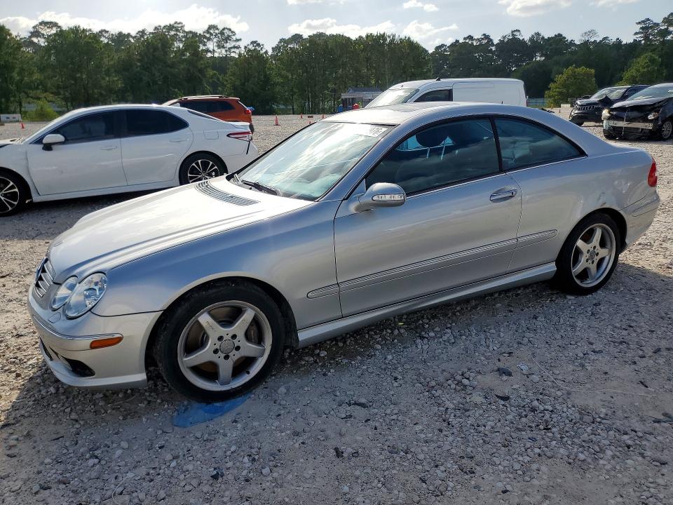2003 Mercedes-benz Clk-class VIN WDBTJ75J63F051636 COPART salvage auction — WATER/FLOOD, TX - SALVAGE TITLE-FLOOD DAMAGE, sold $550 on 2026-07-17 (photo 1)