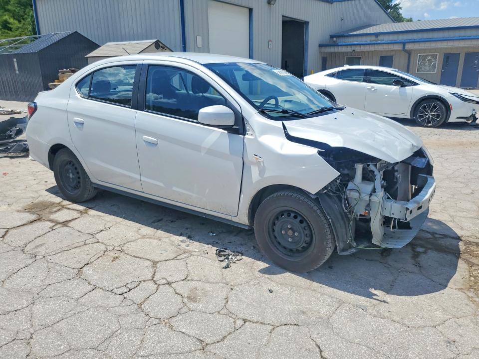 2024 Mitsubishi Mirage VIN ML32FUFJ7RHF03673 COPART salvage auction — FRONT END, Wv - Salvage Certificate, sold $1,300 on 2026-07-30 (photo 4)