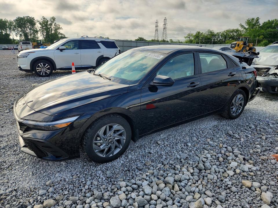 2024 Hyundai Elantra VIN KMHLM4DG5RU784550 COPART salvage auction — REAR END, Oh - Cert Of Title-Salvage, sold $5,500 on 2026-07-10 (photo 1)