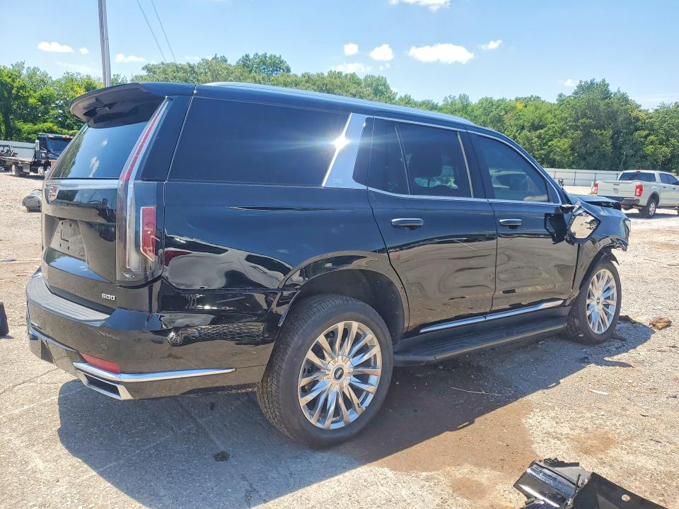 2023 Cadillac Escalade VIN 1GYS4BKL4PR219866 COPART salvage auction — FRONT END, Ok - Cert Of Title-Salvage, sold $24,000 on 2026-07-28 (photo 3)