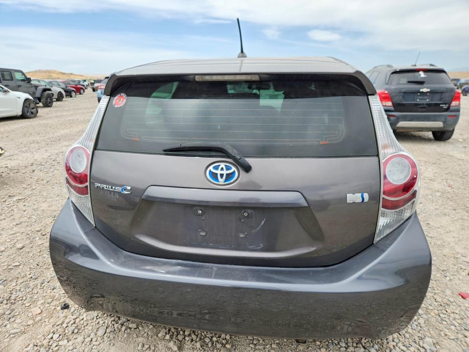 2014 Toyota Prius VIN JTDKDTB32E1566944 COPART salvage auction — FRONT END, Ut - Salvage Certificate, sold $1,350 on 2026-07-10 (photo 6)