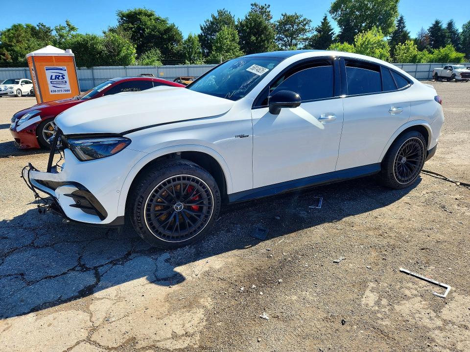 2025 Mercedes-benz Glc VIN W1NKJ8HB1SF342981 COPART salvage auction — FRONT END, Il - Salvage Certificate, sold $28,750 on 2026-07-21 (photo 1)