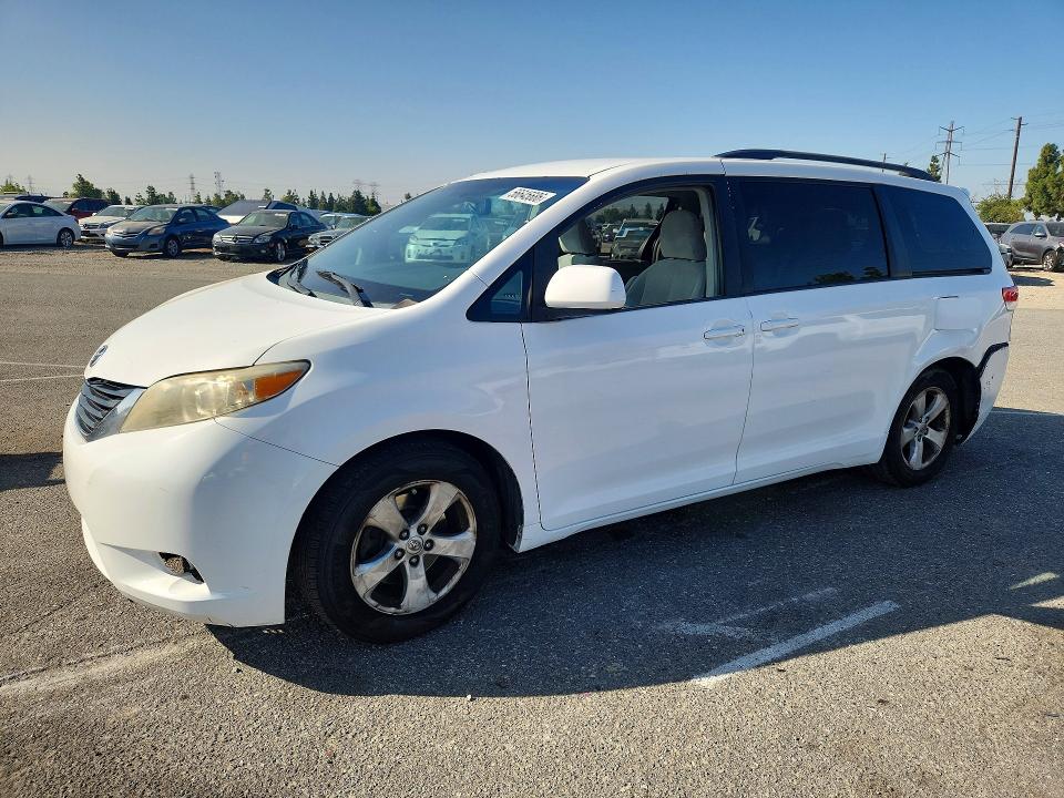 2013 Toyota VIN 5TDKK3DC0DS342981 COPART salvage auction — REAR END, CA - SALVAGE CERTIFICATE, sold $850 on 2026-07-23 (photo 1)