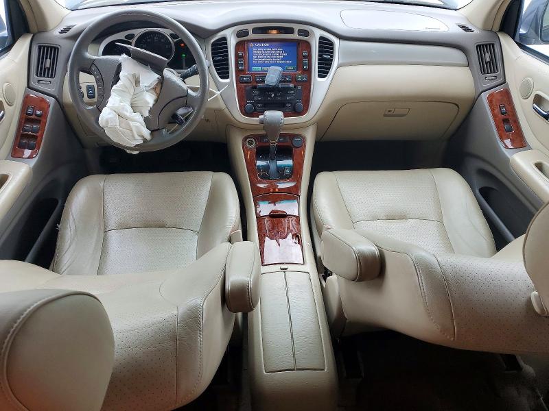 2007 Toyota Highlander VIN JTEEP21A070214223 COPART salvage auction — FRONT END, Ca - Salvage Certificate, sold $70 on 2026-07-21 (photo 8)