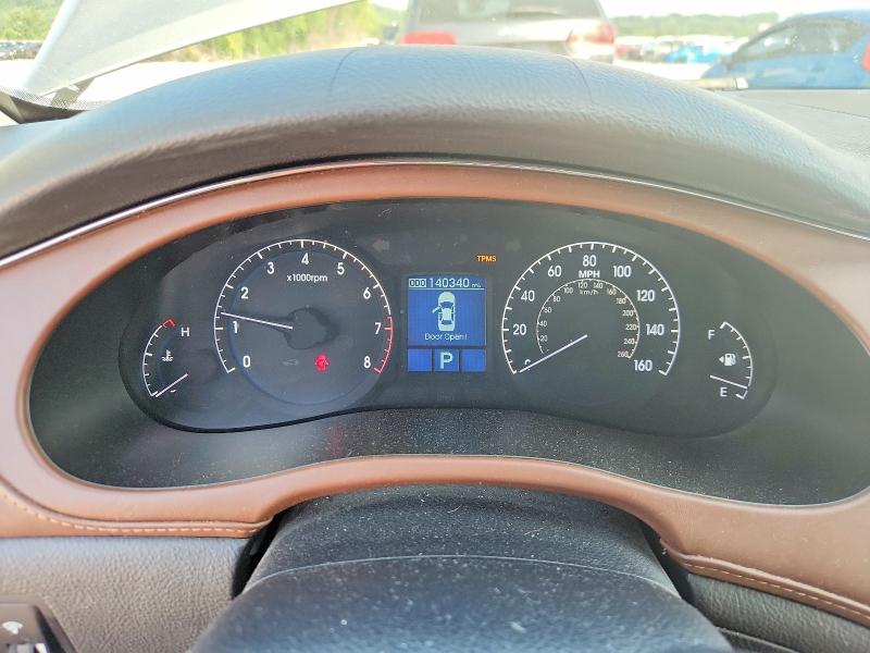 2011 Hyundai Genesis VIN KMHGC4DE2BU138584 COPART salvage auction — SIDE, IL - SALVAGE CERTIFICATE, sold $700 on 2026-07-27 (photo 9)