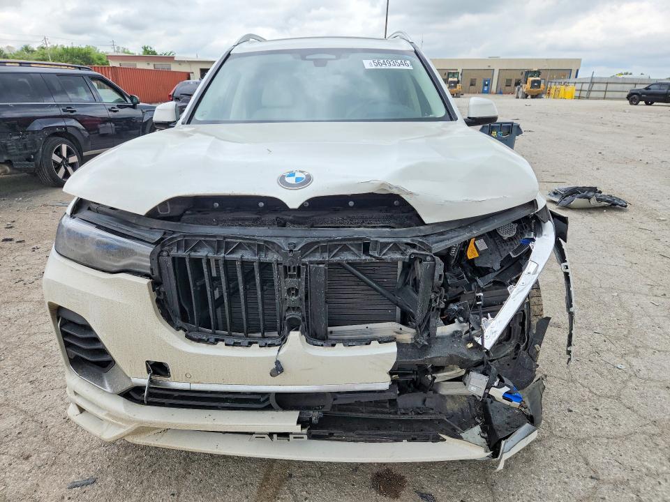 2022 BMW X7 VIN 5UXCX6C11N9K47299 COPART salvage auction — FRONT END, In - Cert Of Title-Salvage Title, sold $33,500 on 2026-07-31 (photo 5)